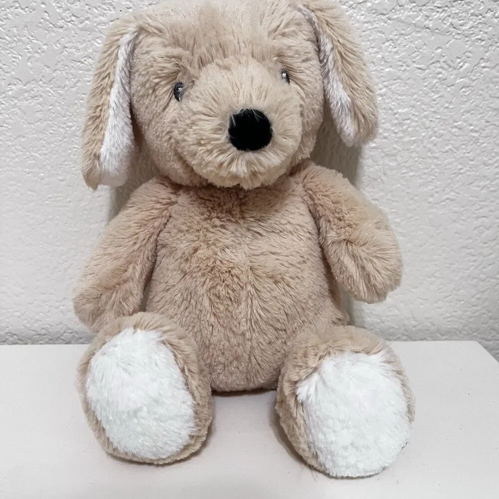 Carter's Golden Retriever Tan White Puppy Dog Lovey Plush 10” Stuffed Animal